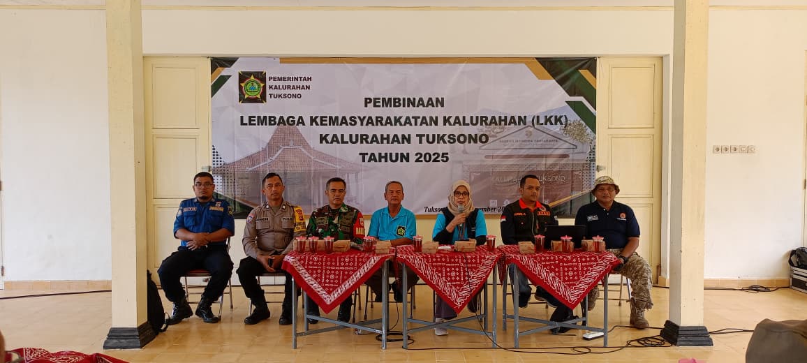 PEMBINAAN LEMBAGA KEMASYARAKATAN KALURAHAN (LKK) KALURAHAN TUKSONO TAHUN 2025